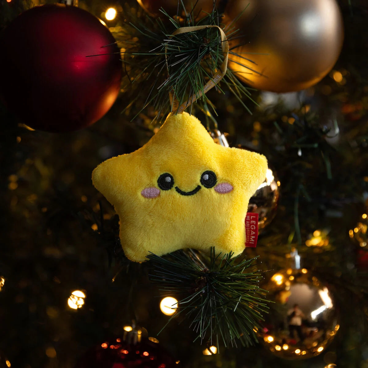 Legami Plush Christmas Decoration - Star - Oh-Oh-Ohrnaments