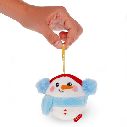 Legami Plush Christmas Decoration - Snowman - Oh-Oh-Ohrnaments