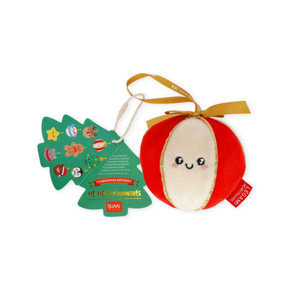 Legami Plush Christmas Decoration - Ball - Oh-Oh-Ohrnaments