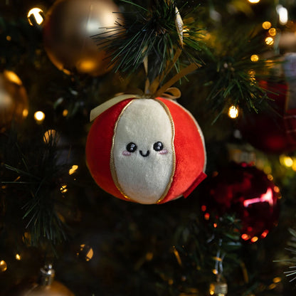 Legami Plush Christmas Decoration - Ball - Oh-Oh-Ohrnaments