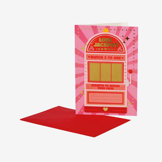 Scratch to Reveal Greeting Card - Love Jackpot - Legami