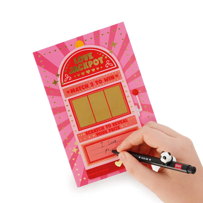 Scratch to Reveal Greeting Card - Love Jackpot - Legami