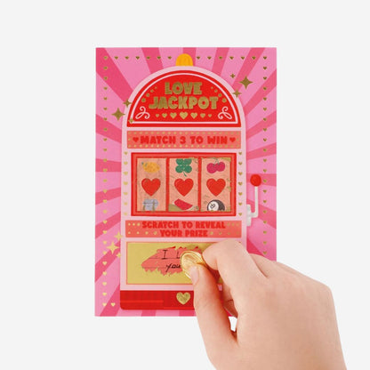 Scratch to Reveal Greeting Card - Love Jackpot - Legami