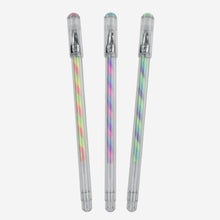 Set of 3 Multicoloured Twist Gel Pens