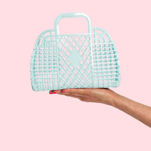 Retro Basket Jelly Bag - Small | Blue