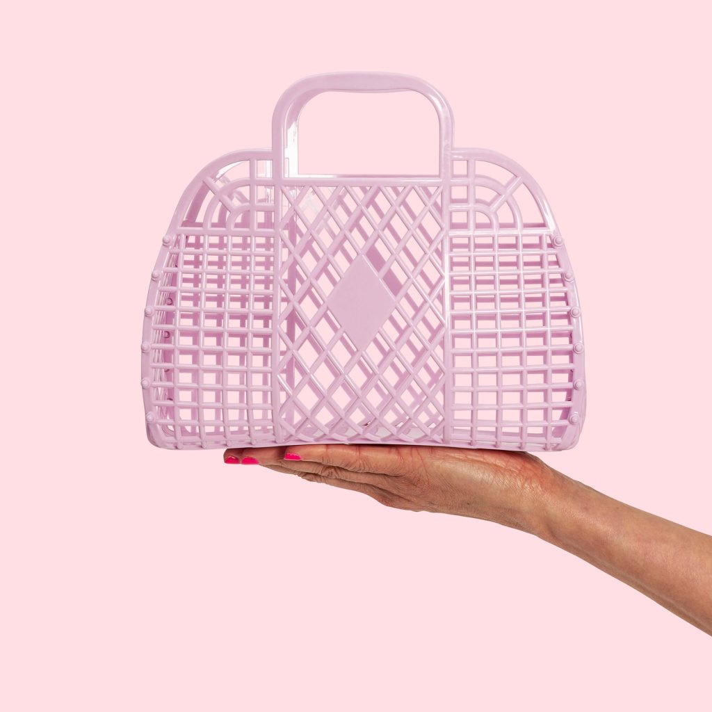 Retro Basket Jelly Bag - Small | Lilac