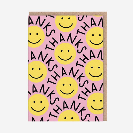 Smiley Faces Thank You Card