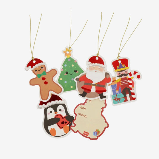 Set of 10 Christmas Gift Tags by Legami