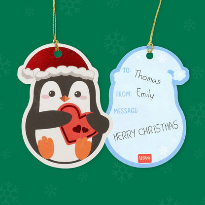 Set of 10 Christmas Gift Tags by Legami