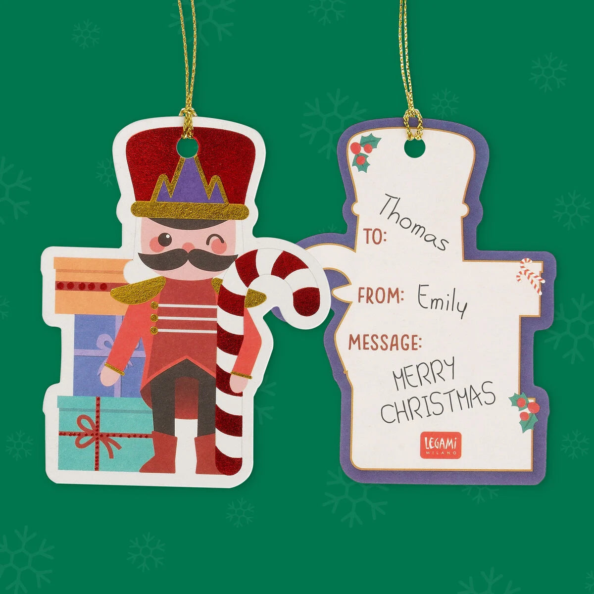 Set of 10 Christmas Gift Tags by Legami