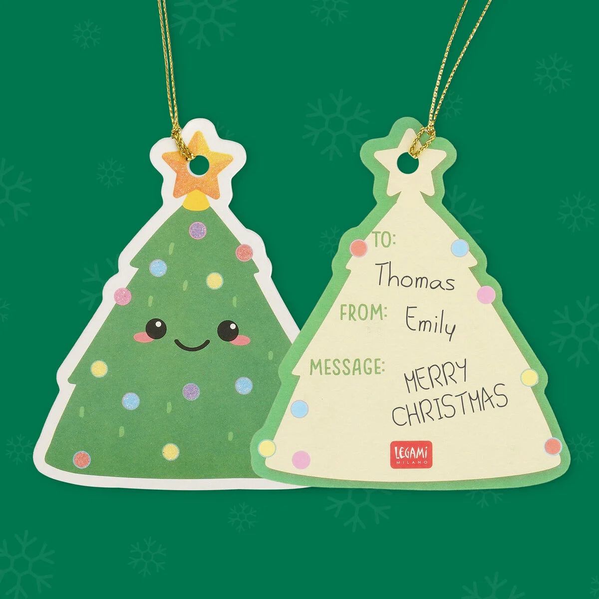 Set of 10 Christmas Gift Tags by Legami