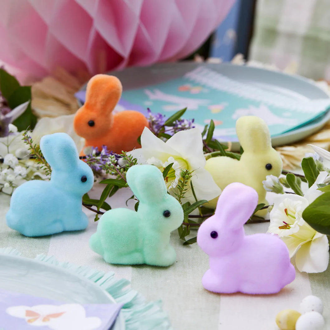Mini Easter Bunnies Pastel Table Decorations