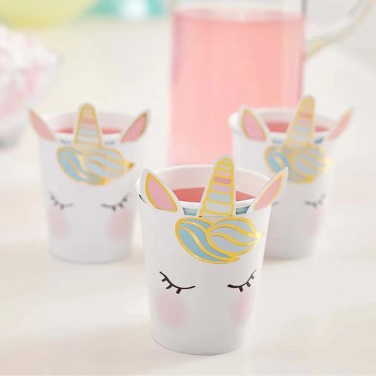 Unicorns Face Cups