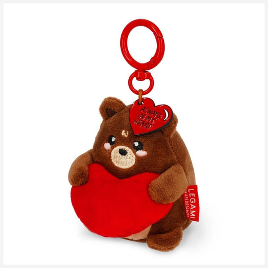 Teddy Bear Plush Key Ring - Legami