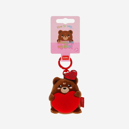 Teddy Bear Plush Key Ring - Legami