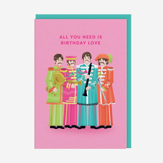 The Beatles Birthday Card