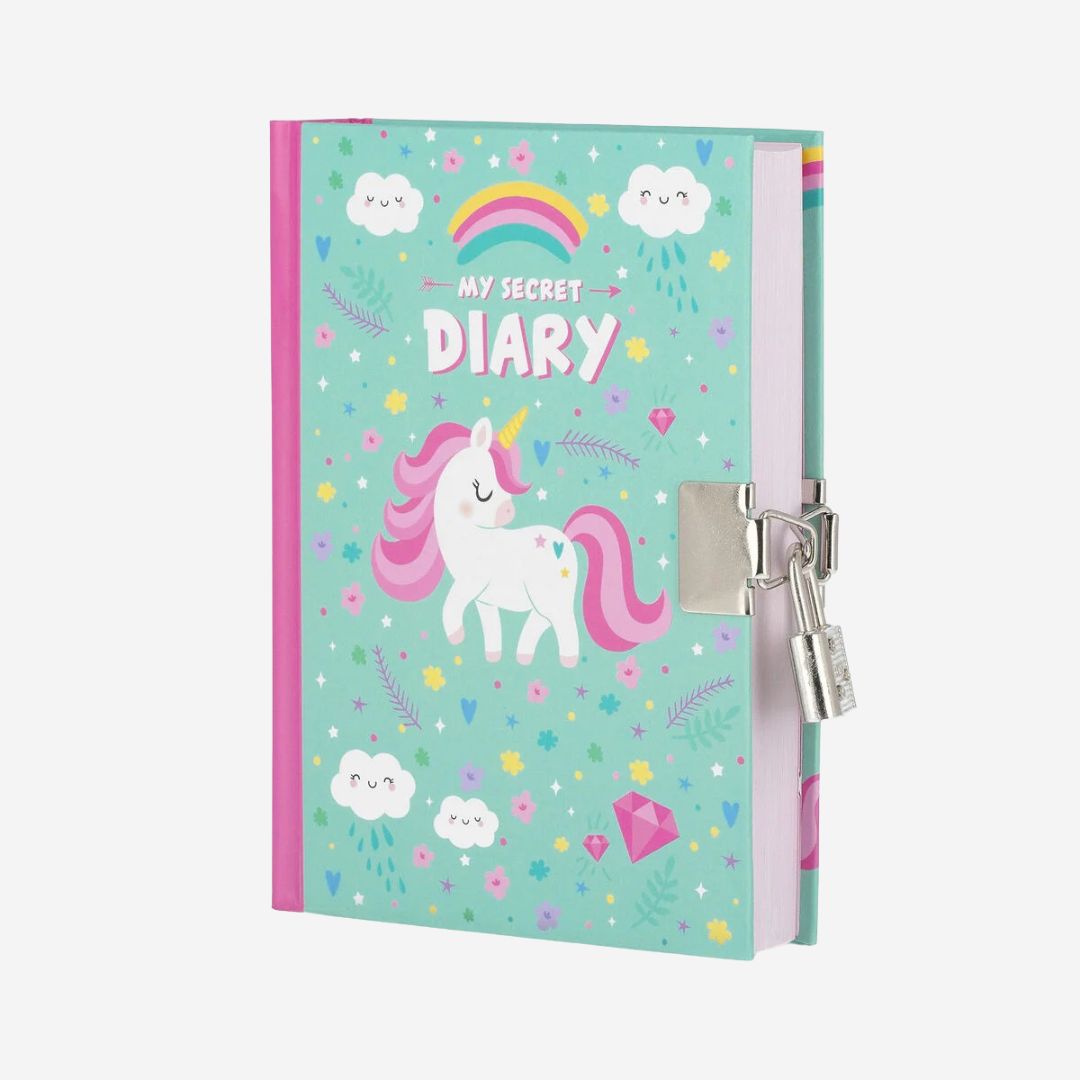 Unicorn Secret Diary – Hard Cover with Padlock – Legami