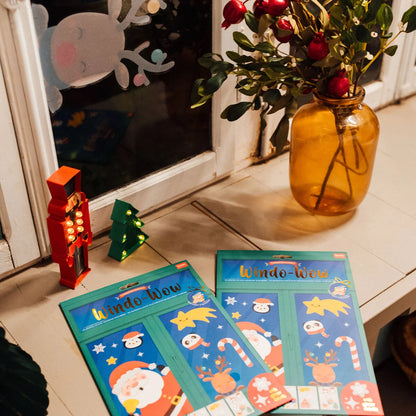 Legami 35 Static Cling Stickers - Window-Wow - Christmas