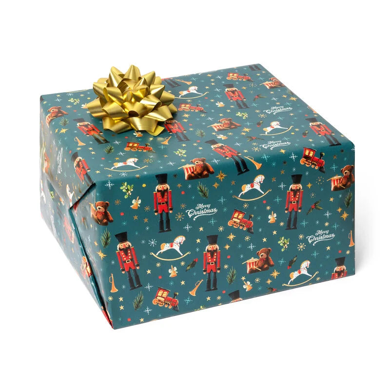 Nutcracker Christmas Wrapping Paper Roll