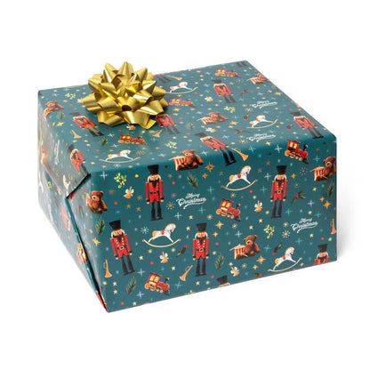 Nutcracker Christmas Wrapping Paper Roll