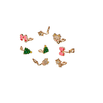 Jolly Christmas Clip On Earrings by Rockahula
