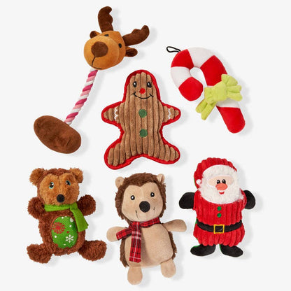 Assorted Festive Dog Toys