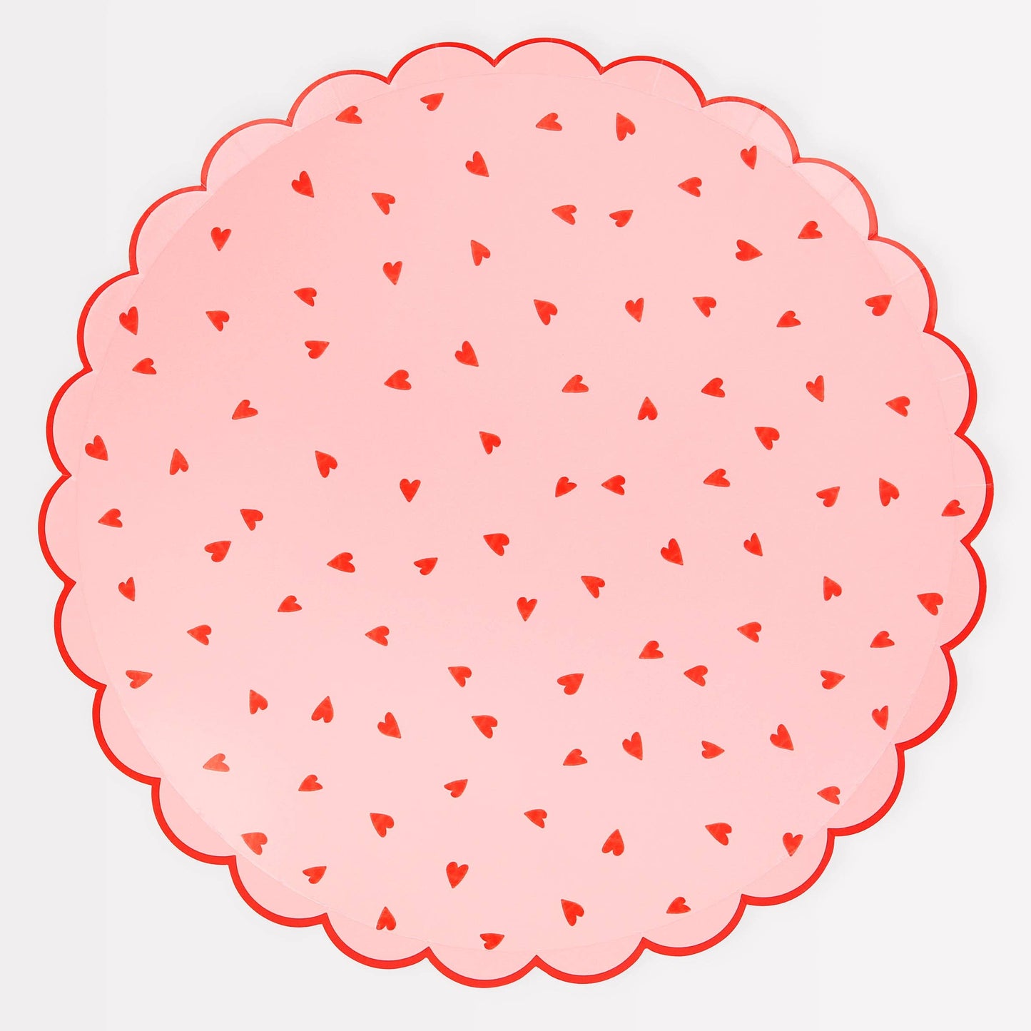 Heart Pattern Dinner Plates by Meri Meri