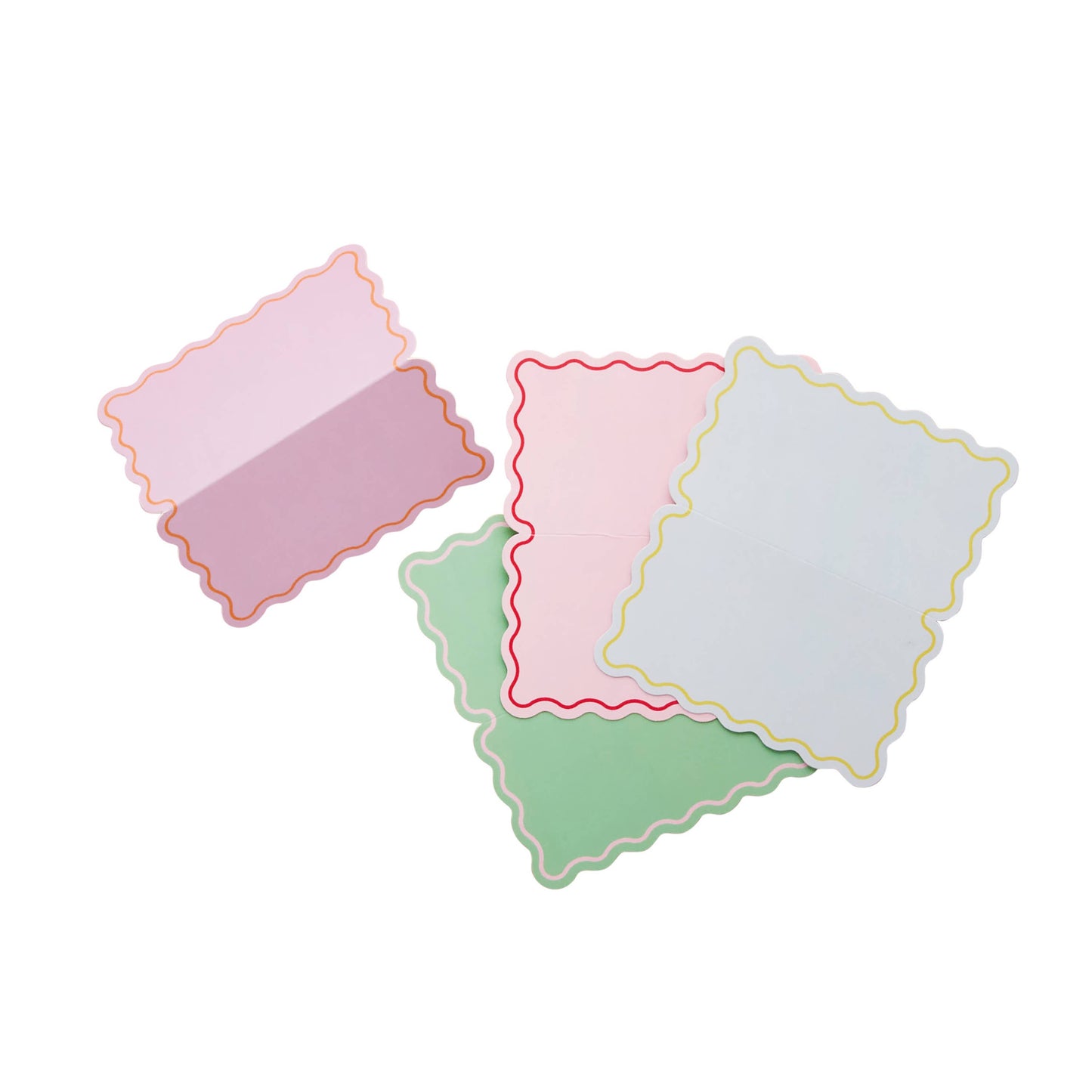 Wavey Edge Place Cards - Pack of 8