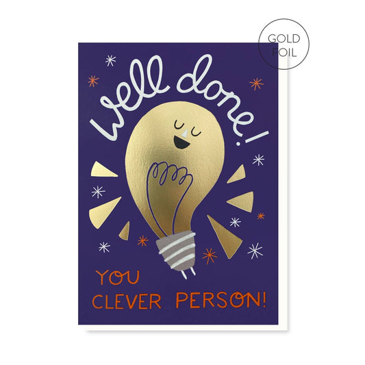 Clever Person Congratulations Card
