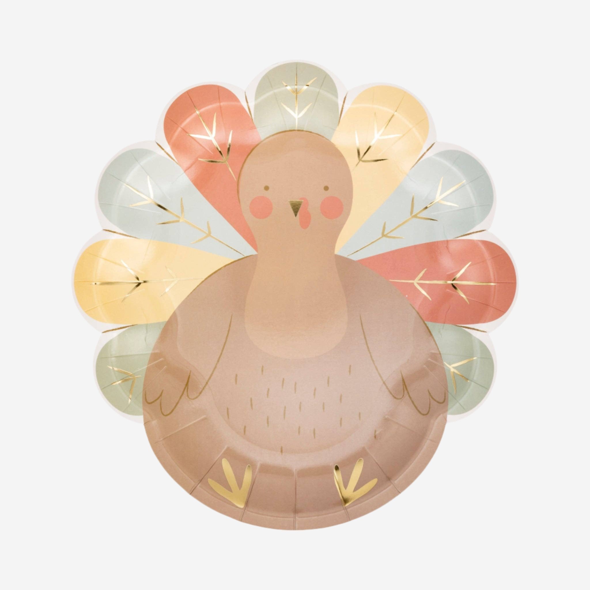 Feba Turkey Turkey Shaped Plate – The Balloon Works