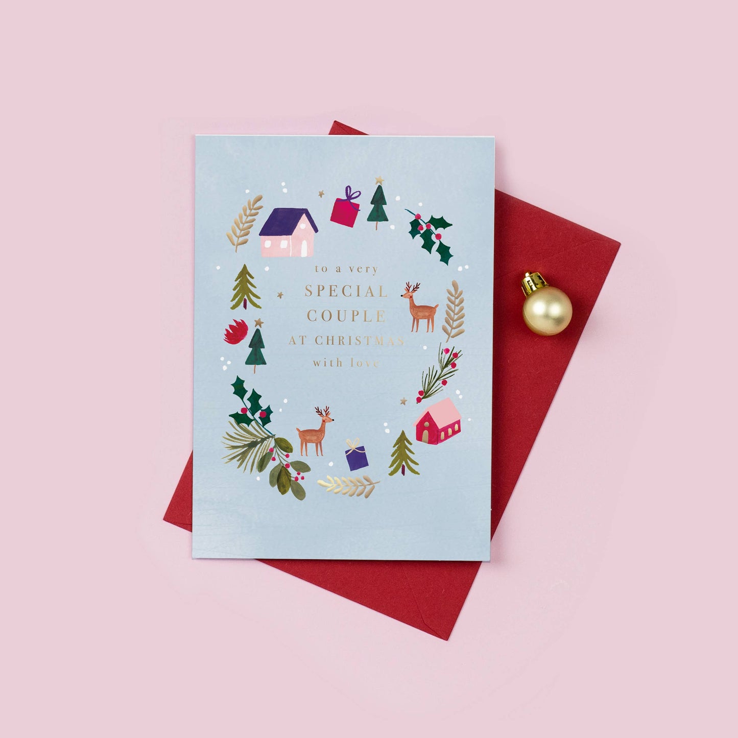 Pixie Special Couple Christmas Card