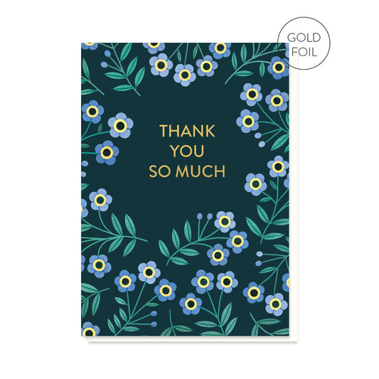Forget-me-not Thank You Card