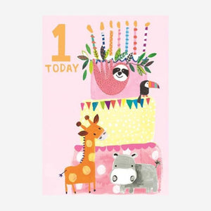 1 Today Pink Card by Paper Salad