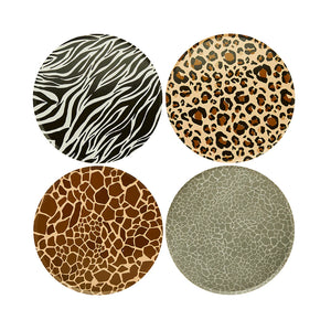 Safari Animal Print Paper Plates