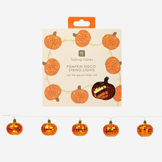 Autumn Hues Pumpkin Disco String Lights - 1.6m