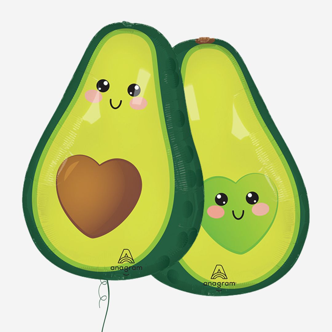 Avocado Supershape Inflated Foil Balloon