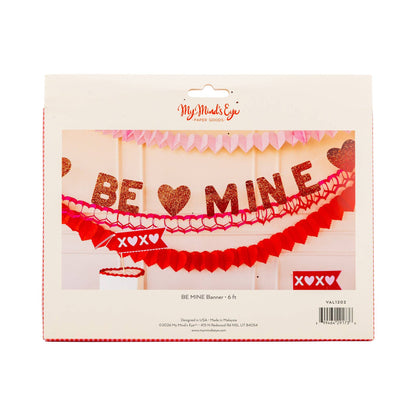 Be Mine Glitter Banner