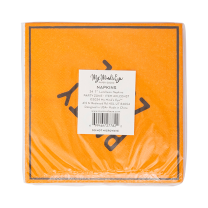 Construction Sign Cocktail Napkin