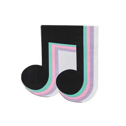 Musical Note Paper Napkin 16 Pack