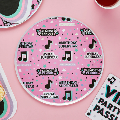 Let'S Dance Paper Plates 8 Pack