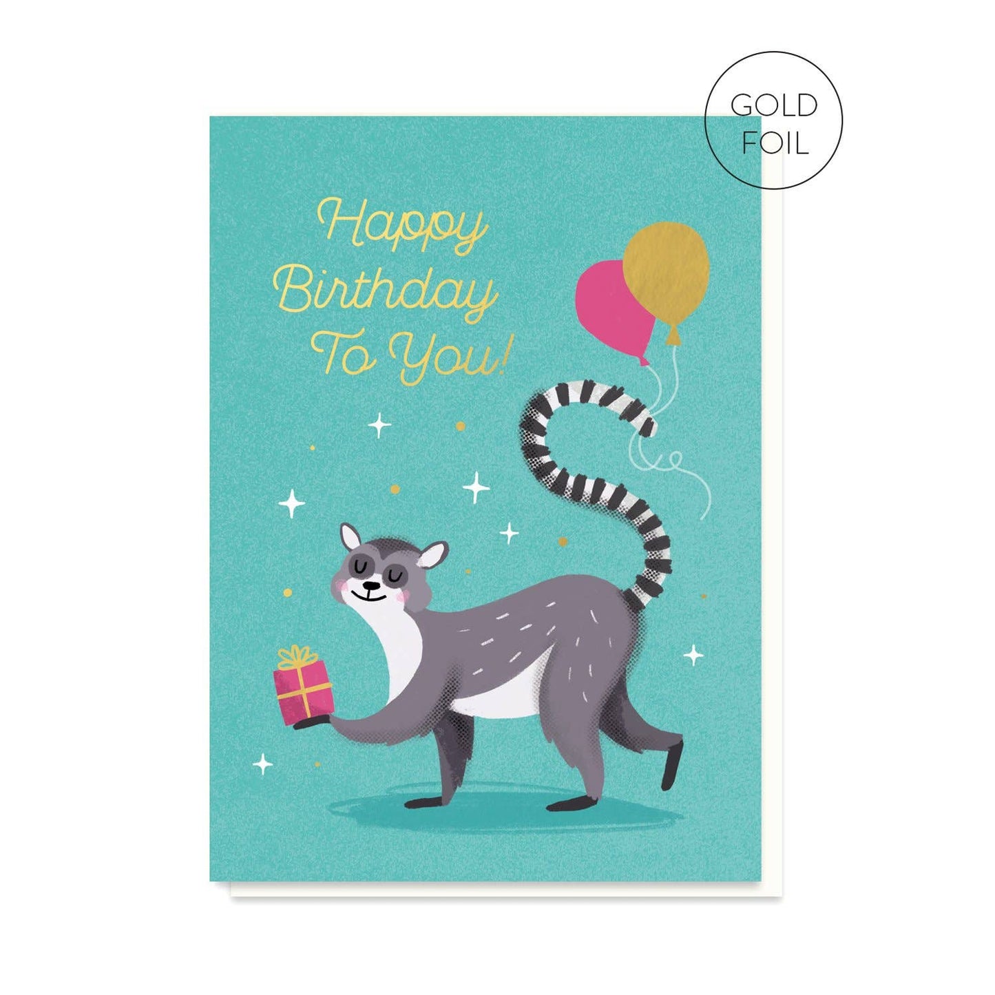 Lemur Birthday Card