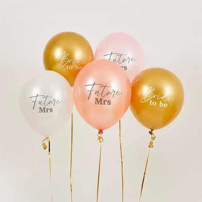 Bride To Be Latex Balloons Pack of 5