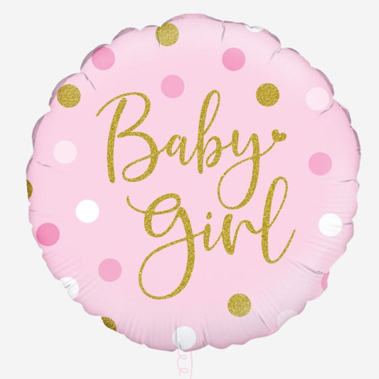 Baby Girl Inflated Foil Balloon