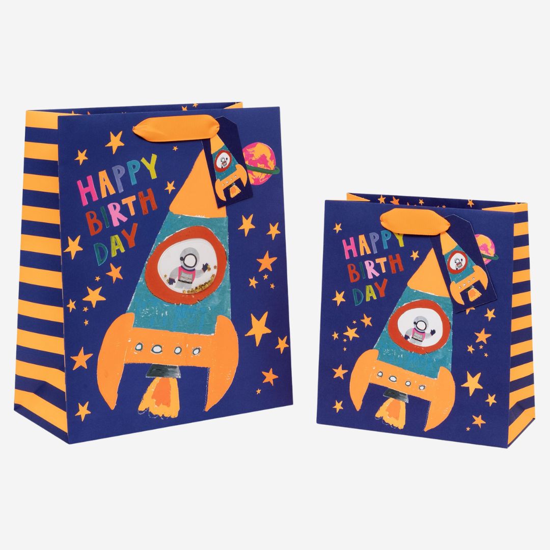 Medium Rocket Boy Gift Bag – Paper Salad