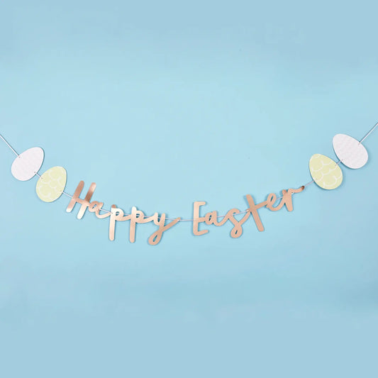 Happy Easter Egg Banner