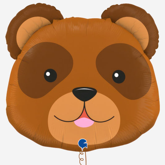 Bear Head Inflated Foil Balloon
