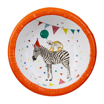 Safari Animal Paper Bowls