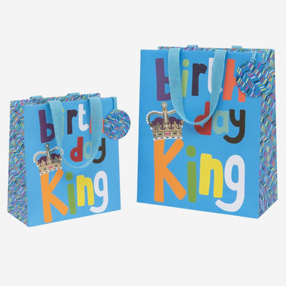 Birthday King Medium Gift Bag by Paper Salad