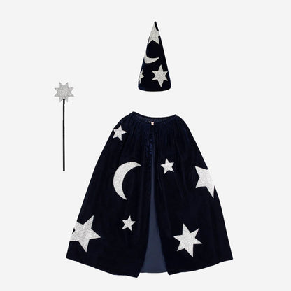 Blue Velvet Wizard Costume by Meri Meri