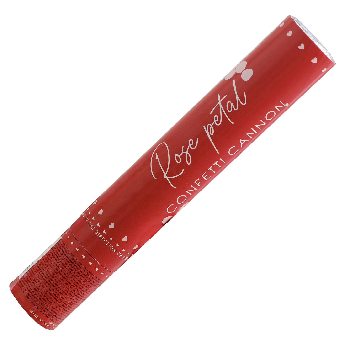 Red Rose Petal Confetti Cannon